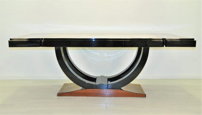 Art Deco Palisander Design Esstisch 1930er Jahre