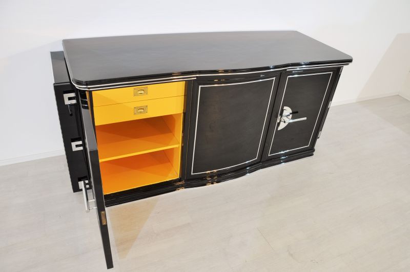Art-Deco-Buffet mit Seitenwänden