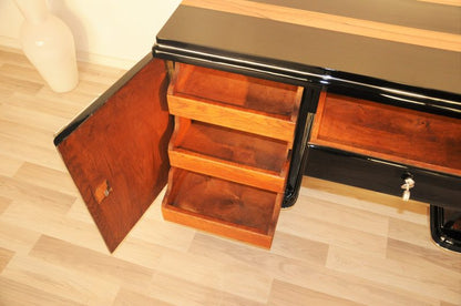 Art Deco Desk made of Indian Apple Wood