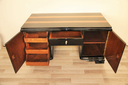Art Deco Desk made of Indian Apple Wood