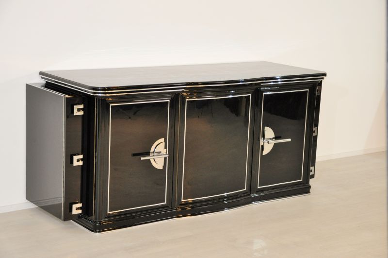 Art-Deco-Buffet mit Seitenwänden