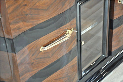 Außergewöhnliches Art Deco Sideboard mit Vitrinenfach