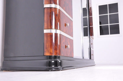 Art Deco Palisander-Holz Schrank aus den 1920er Jahren
