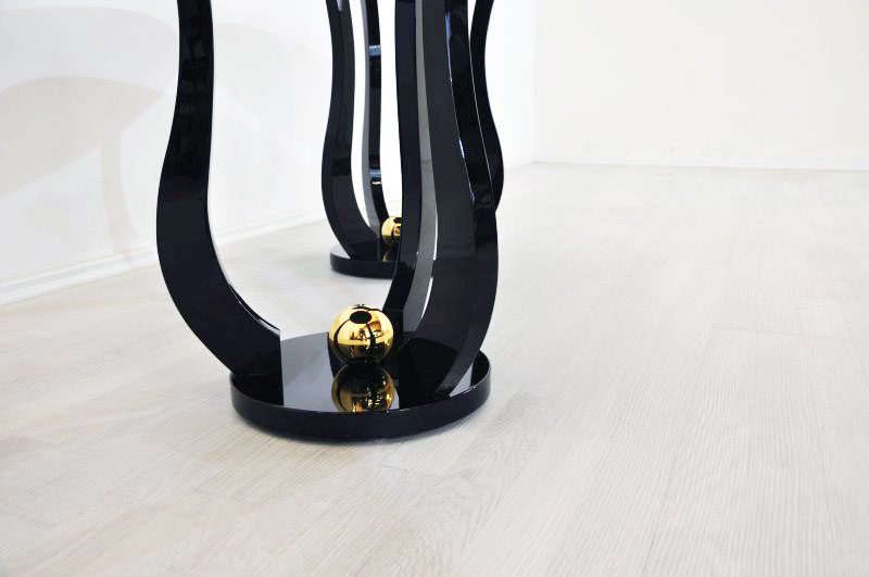 Pair of Art Deco Style Pianolacquer Sidetables