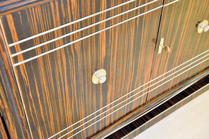 Großes Art Deco Design Sideboard aus Makassar