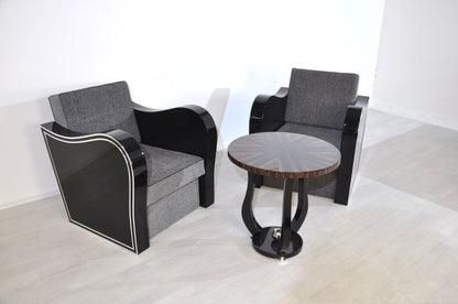 Art Deco Chromliner Armchairs
