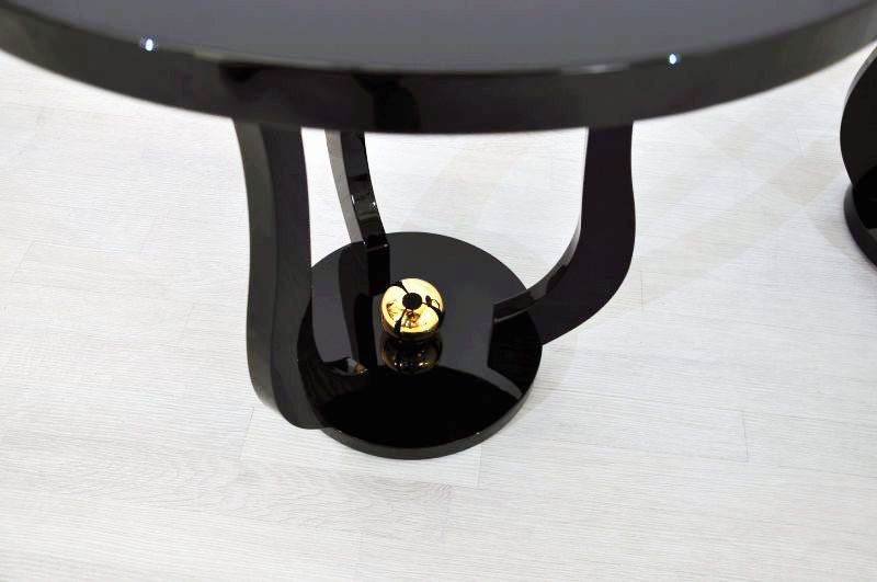 Pair of Art Deco Style Pianolacquer Sidetables