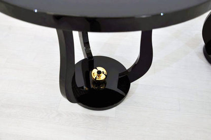 Pair of Art Deco Style Pianolacquer Sidetables