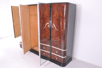 Art Deco Palisander-Holz Schrank aus den 1920er Jahren