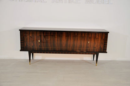 Art Deco Living Room Set made of Macassar Wood