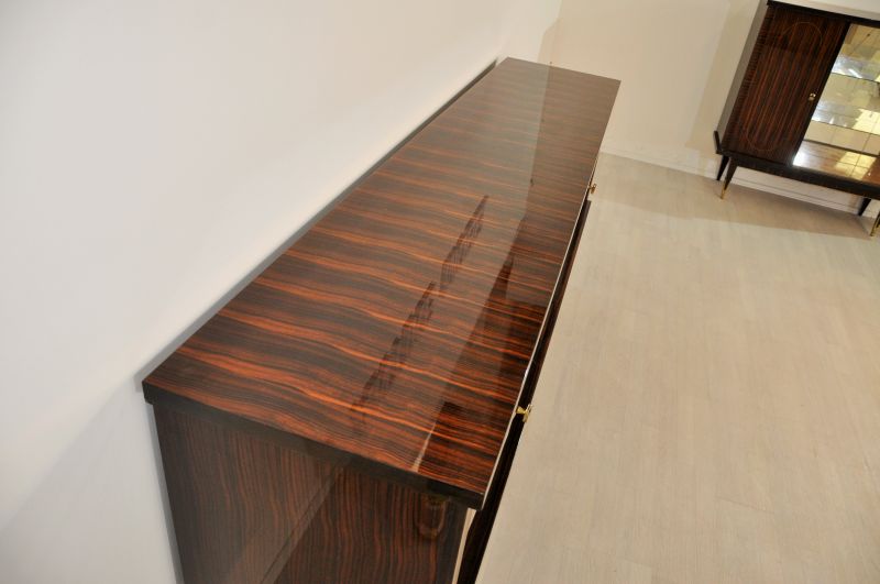 1920s Art Deco Macassar Sideboard from France