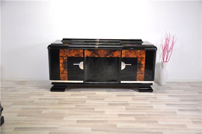 Großes Art-déco-Buffet mit Maserdetails
