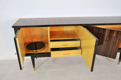 1920s Art Deco Macassar Sideboard from France
