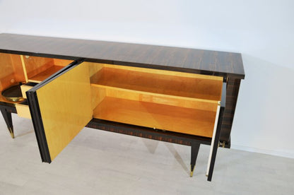 1920s Art Deco Macassar Sideboard from France