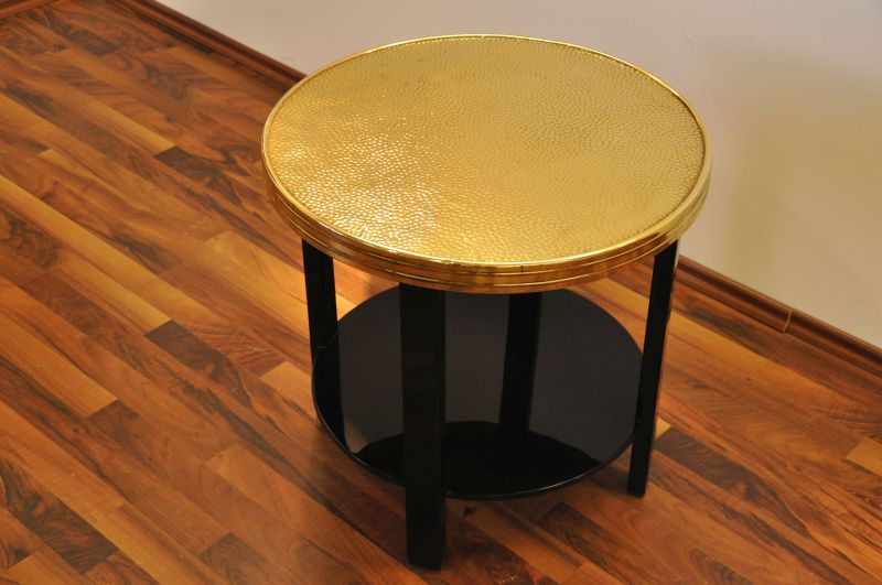 Wundervoller goldener Beistelltisch