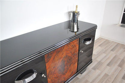Art Deco Sideboard mit Pyramidenfuß