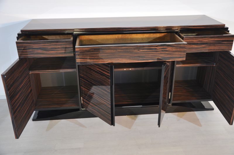 Art-Deco-Stil Makassar-Sideboard