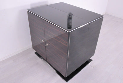Makassar Holz Kommode im Art Deco Design