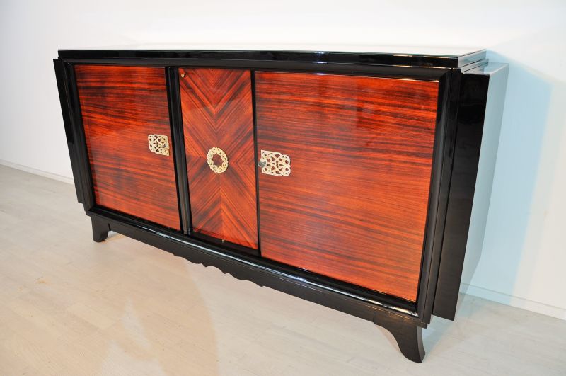 Art Deco Sideboard with Macassar Veneer