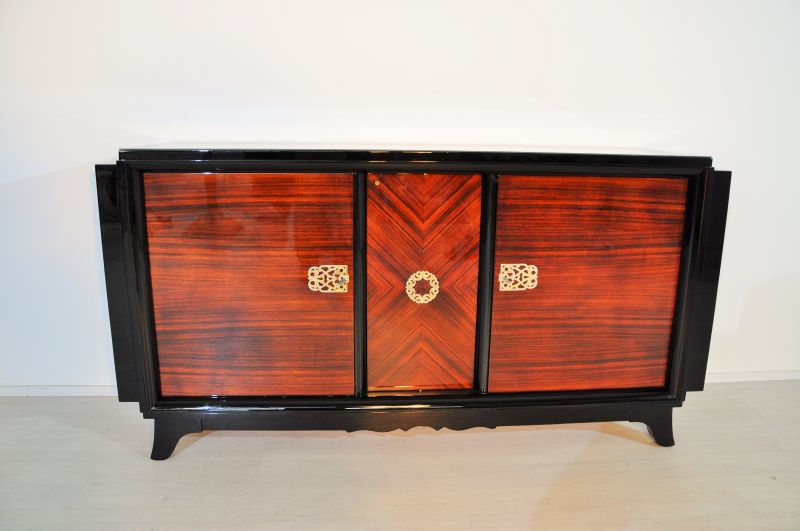 Art Deco Sideboard with Macassar Veneer