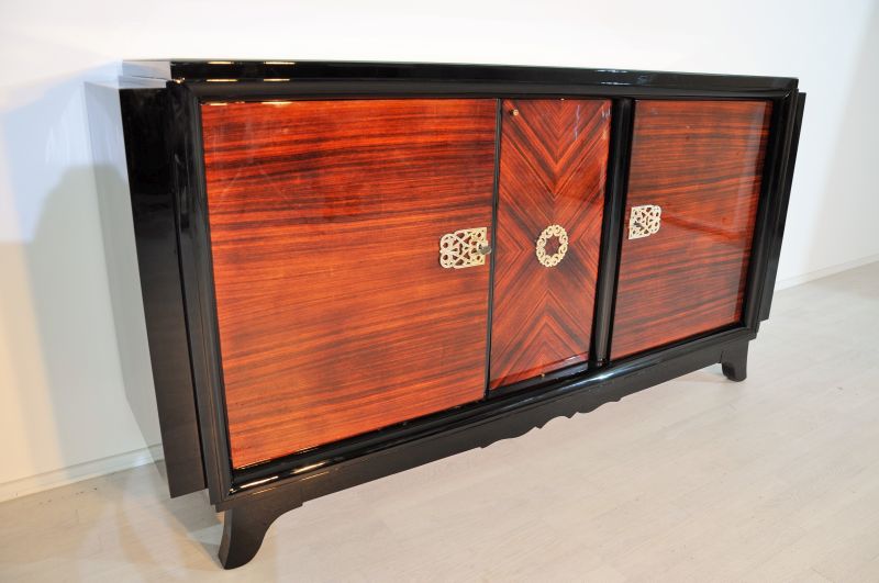 Art Deco Sideboard with Macassar Veneer