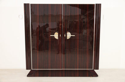 Art Deco Stil Makassar-Schrank