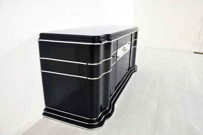 Art Deco Longboard mit einem großen Spiegelstreifen