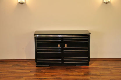 Art-Deco-Kommode mit großartigem Interieur