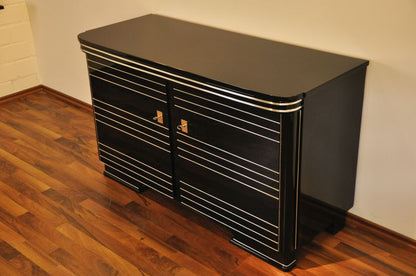 Art-Deco-Kommode mit großartigem Interieur