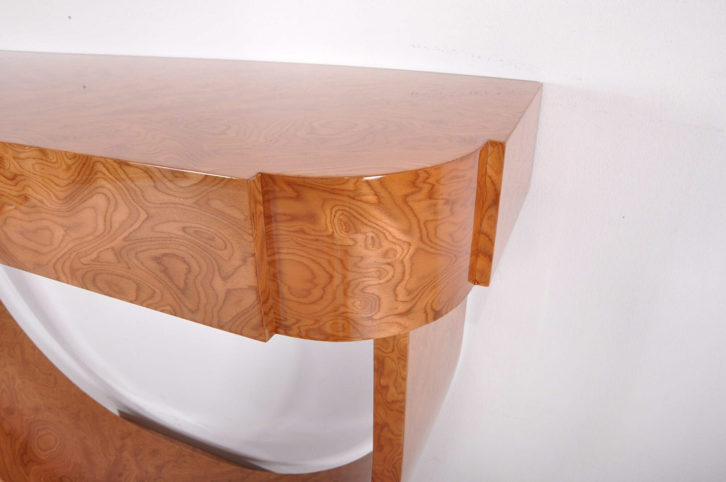 Art Deco Stil Amboina Holz Konsolentisch