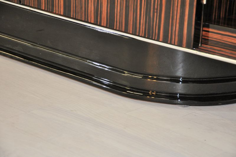 Art-Deco-Schlafzimmerschrank, Makassar-Furnier