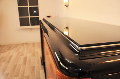 Art Deco Sideboard with Doors Made of Walnut