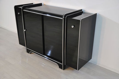 Art-Deco-Sideboard mit Barerweiterungen