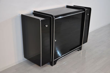 Art-Deco-Sideboard mit Barerweiterungen