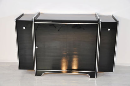 Art-Deco-Sideboard mit Barerweiterungen