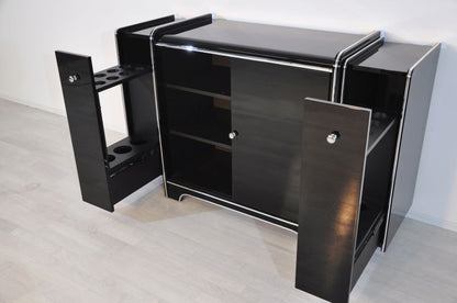 Art Deco Sideboard mit Barauszügen