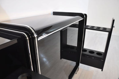 Art Deco Sideboard mit Barauszügen