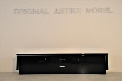 Schwarzes Art Deco Lowboard