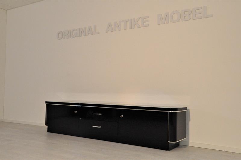 Schwarzes Art Deco Lowboard