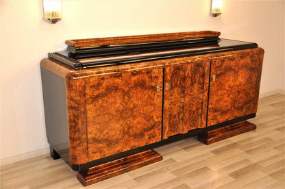 Burl Sideboard from the Art Deco Era