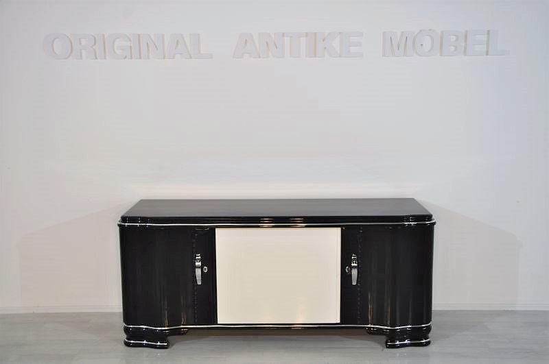 Art Deco Lowboard with Wonderful Ornamentation