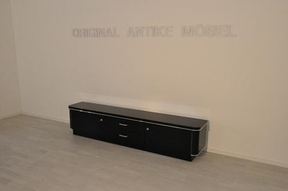 Schwarzes Art Deco Lowboard
