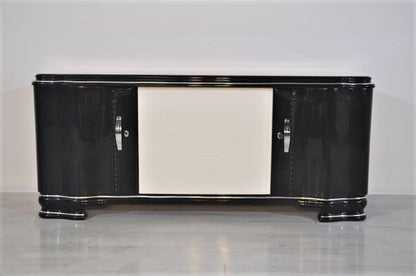 Art Deco Lowboard with Wonderful Ornamentation