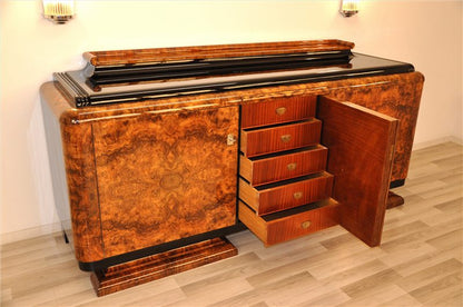 Burl Sideboard from the Art Deco Era