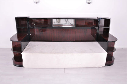 Französisches Art Deco Daybed Sofa aus Palisanderholz