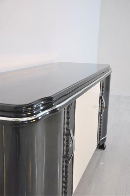 Art Deco Lowboard with Wonderful Ornamentation