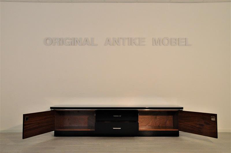 Schwarzes Art Deco Lowboard