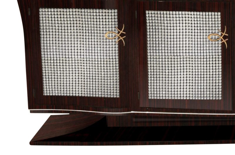 Annjoules XXL Art-Deco-Sideboard aus Makassar