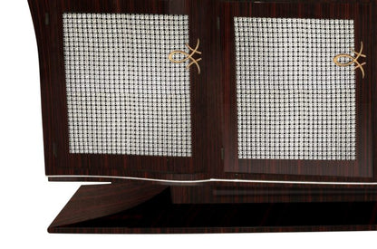 Annjoules XXL Art-Deco-Sideboard aus Makassar