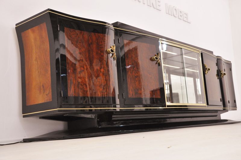 Luxuriöses XXL Art Deco Sideboard aus Frankreich